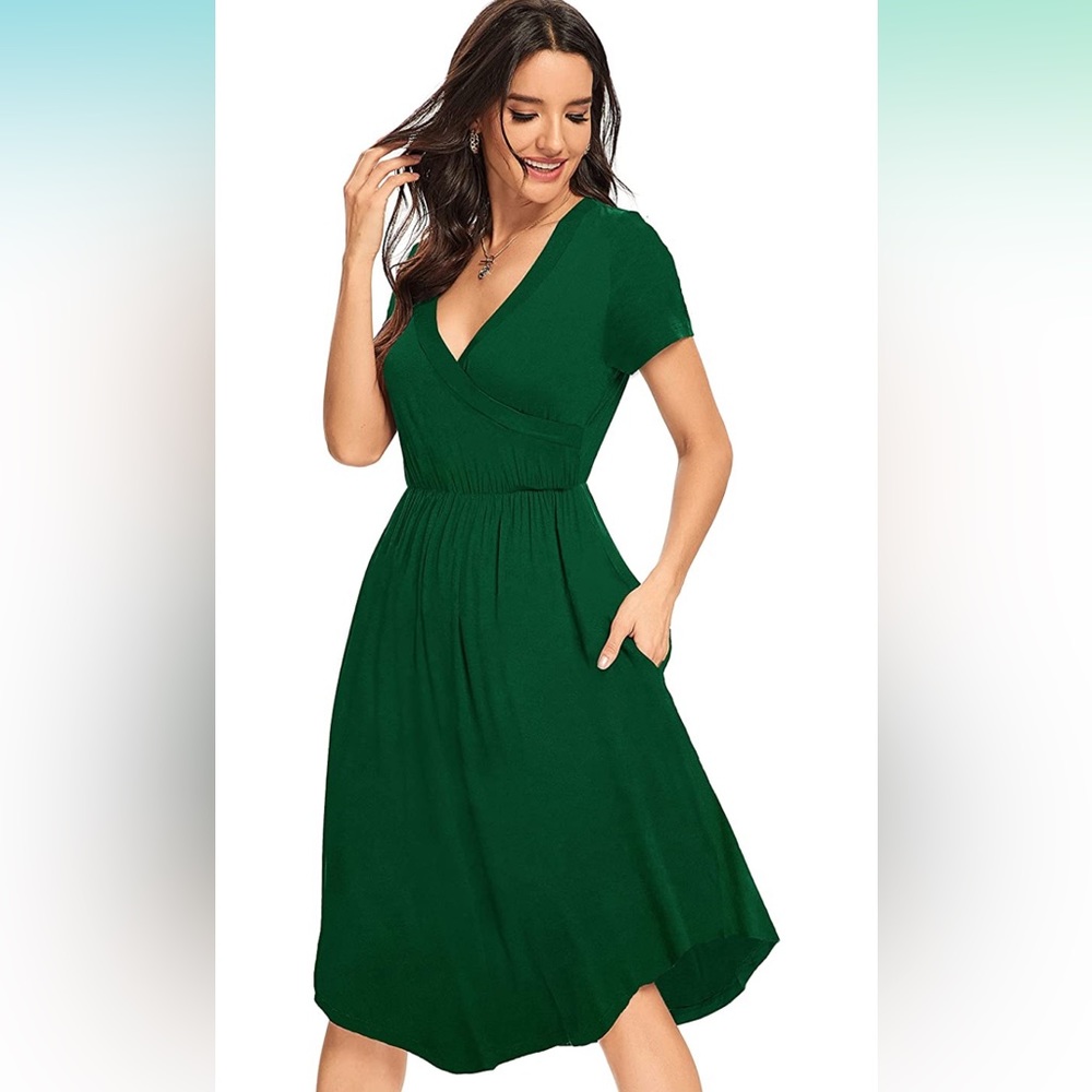 Simier Fariry knit dress with V cut